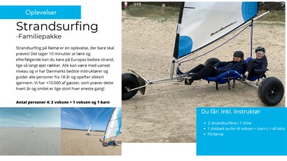 Skønne aktive oplevelser i naturen  - Vejledende udsalgspris op til 1499,- 